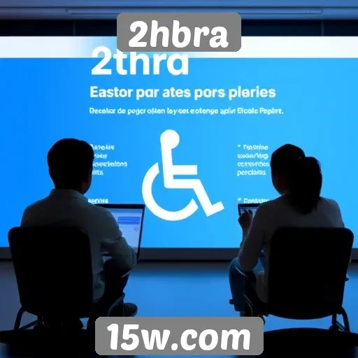Acessibilidade no site 2hbra é destaque